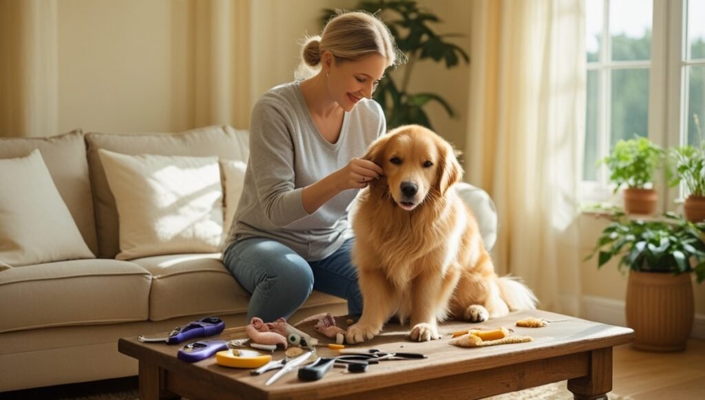 Pawsitive Coverage pet budgeting tips with DIY grooming.